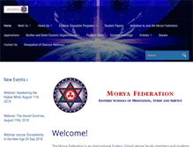 Tablet Screenshot of moryafederation.com